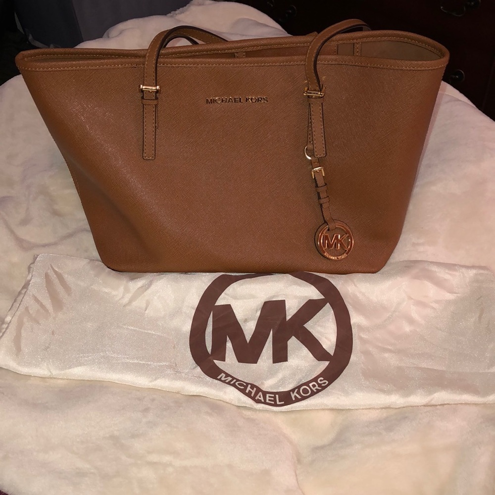 Michael Kors brown shoulder bag